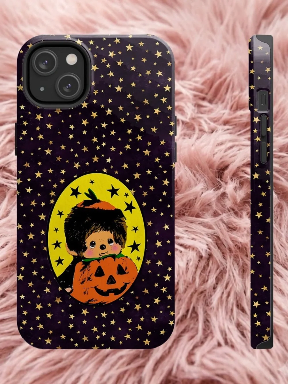 Purple Star Halloween Doll Pumpkin Phone Case